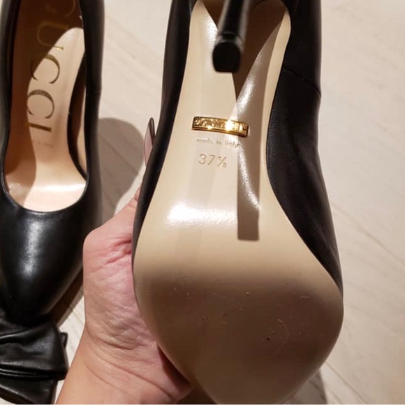 Gucci Elasia leather heels - Picture 4 of 6